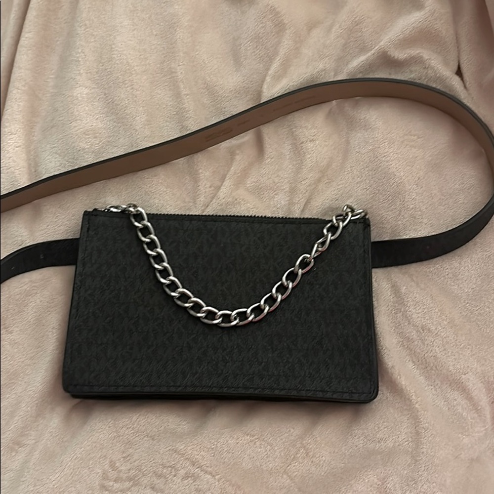 MICHAEL Michael Kors Black Belt Bag - Brand New!